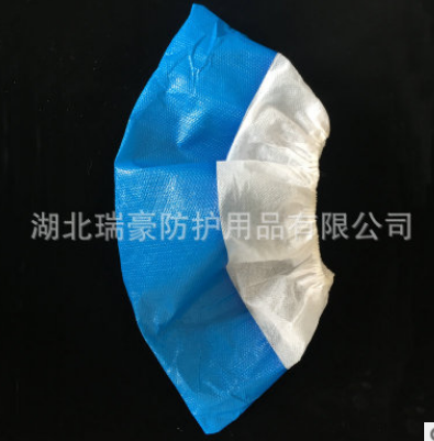 半覆膜自动鞋套 无纺布覆膜鞋套工作专用鞋套 防雨防水鞋套厂家图2