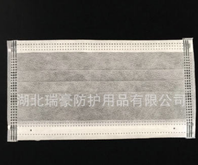 三层熔喷一次性口罩 工厂车间口罩四层活性炭 户外出行防尘口罩图3