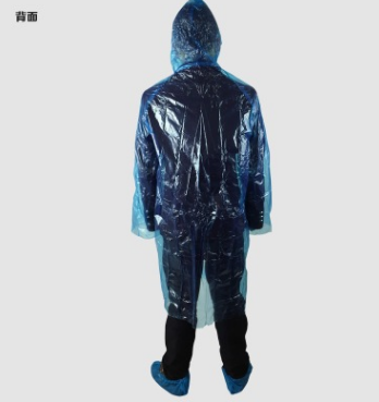 厂家批发一次性塑料雨衣 户外骑车旅游雨衣成人儿童通用 可定制图3