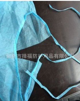 厂家供应一次性无纺布手术衣隔离服橡筋袖口医生病人服图2