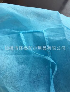 厂家供应一次性无纺布手术衣隔离服橡筋袖口医生病人服图3