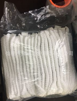 厂家供应一次性条形帽 无纺布蘑菇帽 防尘发网帽 无纺布条形帽图3