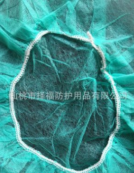 厂家供应 一次性无纺布圆帽 护士帽子医生帽100只/袋图2