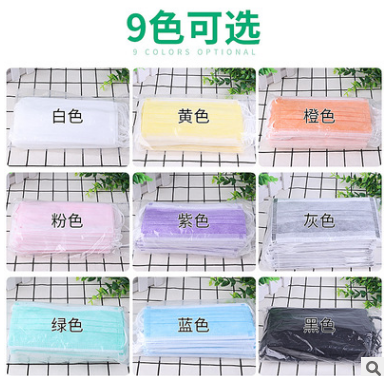 一次性口罩 三层无纺布口罩 工业劳保防尘防护口罩冬季款厂家批发图2