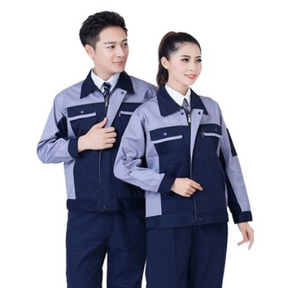 厂家直销秋冬长袖工作服套装批发定做劳保服汽修服工厂车间工地服图3