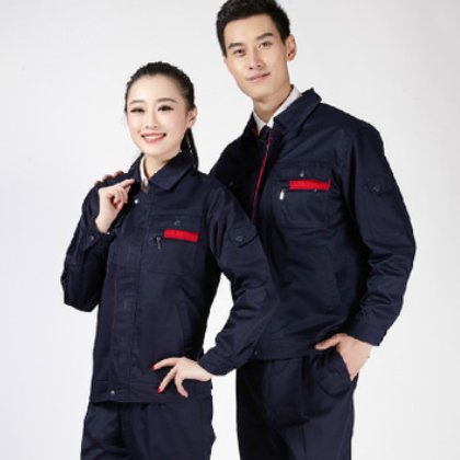 反光维修服春秋长袖工作服工程劳保服 定做汽修服 工厂男女厂服图3