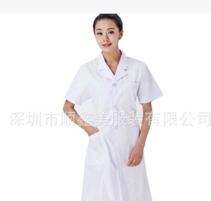 厂家直销批发定做医用白大褂 实验室工作服护士服大褂 医生服