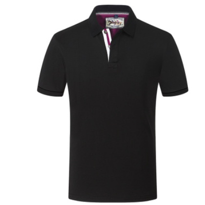 2018年夏季翻领广告衫工作服短袖文化衫定做班服定制T恤印刷logo图2