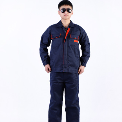 夏季工作服套装男士女长袖薄款上衣汽修服定制印logo工装劳保服图3