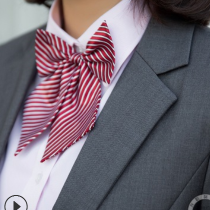 秋冬西服套装男商务西装职业女士工作服黑色男女职业装气质正装图3