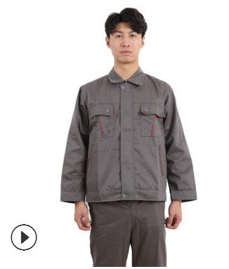 工作服套装男长袖车间工人工程服电焊汽修工作服秋冬装劳保服定制图2