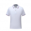 新款男装T恤短袖Polo衫定制男女商务纯色T恤休闲翻领短袖厂家批发