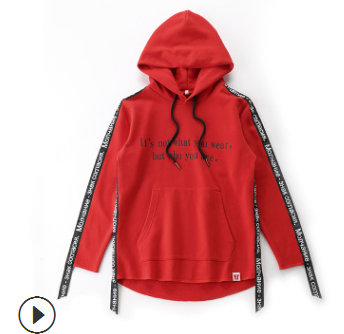 日式新款薄款款男式卫衣拼贴/拼接棉套头长袖青春流行不连帽领