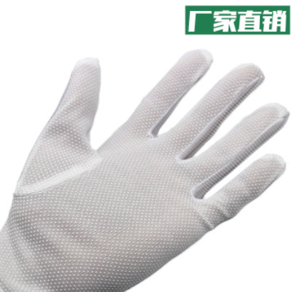 防静电条纹防滑手套点胶手套加厚电子厂工作劳保手套无尘防护手套图3