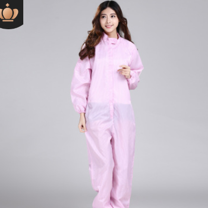 工作服防静电连体连帽无尘服定制蓝白藏青食品机械电子洁净服工衣图3