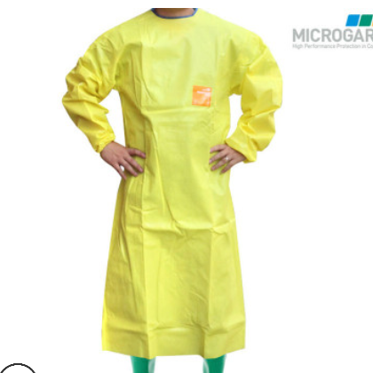 批发微护佳MC3000带袖防化围裙 耐高浓度酸碱围裙 实验室防护围裙