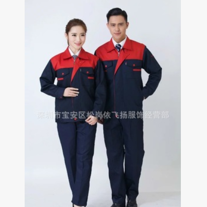 加厚纱卡冬装工作服工衣汽车美容工程工地套装，现货供应图3