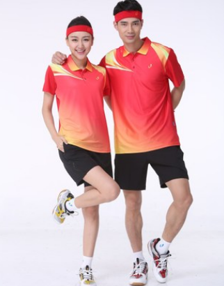 厂家直销运动服网球羽毛球乒乓球运动户外套装定制外贸出口加工