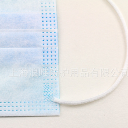 厂家供应美方一次性三层无纺布 防尘防烟高效过滤纸透气舒适口罩图3