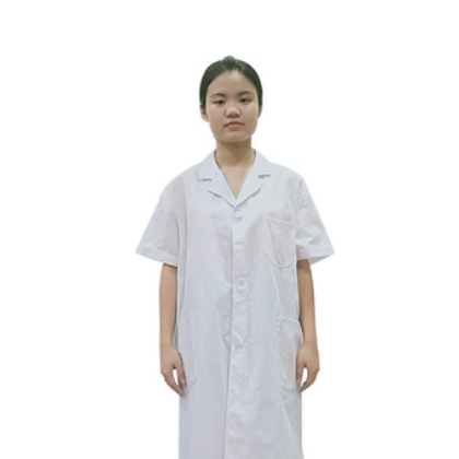 白大褂短袖 工作服医生护士服食品厂实验室药房工装定制 厂家定制图3