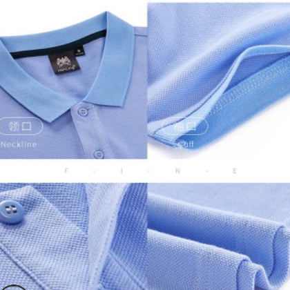 夏季短袖男广告衫定制速干翻领t恤活动POLO文化衫衣服印刷休闲纯图2