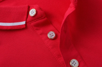 定制双条领棉质POLO衫 来图定制队服班服团体服印logo图2