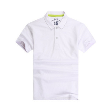 定制翻领高端桑蚕棉立领POLO衫 团体服队服印logo图2
