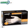AMMEX爱马斯一次性乳胶麻面手套 工业家用无粉耐穿透防水手套