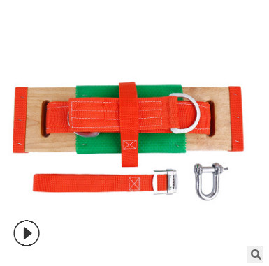 援邦高空作业安全绳木座板防坠落滑板秋千坐板户外安全带外墙清洗图2