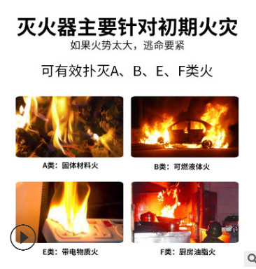 3C认证980ml水基灭火器家用车用消防认证环保型正品国标图3