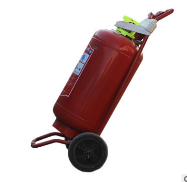 手推式干粉ABCE灭火器 20/35/50KG推车式干粉灭火器 灭火器材图3