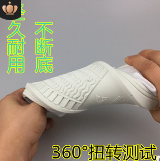 厂家直销白色四眼鞋 防静电四孔鞋 白无尘鞋 白色帆布静电工作鞋图2