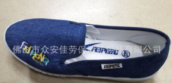 FEIPENG飞鹏B617工作防尘防滑鞋布鞋GMP专用鞋宽紧橡筋鞋胶底布鞋图2