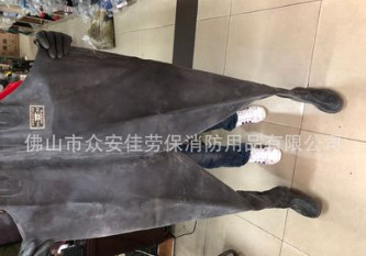 低于进货特价断码橡胶连体 全身直筒渔业水产 防水透湿摸鱼下水裤图3