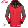 批发户外服装两件套冲锋衣 男女款抓绒内胆防寒保暖工作服可定制