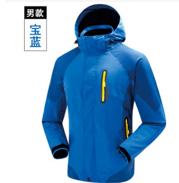 拓润服饰厂家直销 户外登山保暖透气滑雪服 两件套三合一冲锋衣