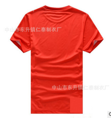 工厂定做数码印热转印t恤男 速干运动t恤热升华t恤定制 来图加工图2