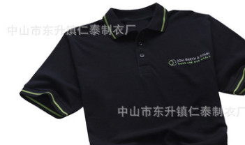 纯棉短袖polo衫定制活动工作服广告衫翻领T恤定做夏季印绣logo