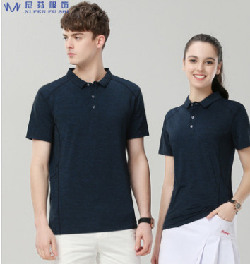 2019春夏高端速干翻领短袖T恤定制广告衫工作服POLO衫订制印图2