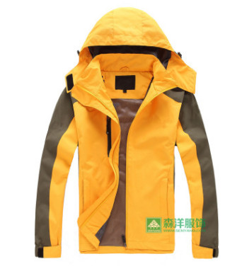 热门款冲锋衣工作服定制颜色印刷刺绣LOGO防水防风广告风衣加工厂图3