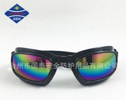 正品1314安全护目镜防护镜防尘折叠镜片树脂透明防冲击劳保镜劳图3