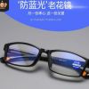 新款防蓝光眼镜8015树脂老花镜TR90老视眼镜轻男女老人镜厂家批发