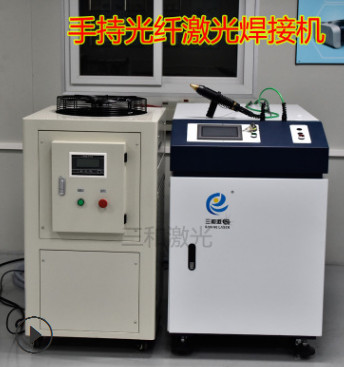 不锈钢镀锌板材料激光点焊手持光纤激光焊接机可配工作台两用图3