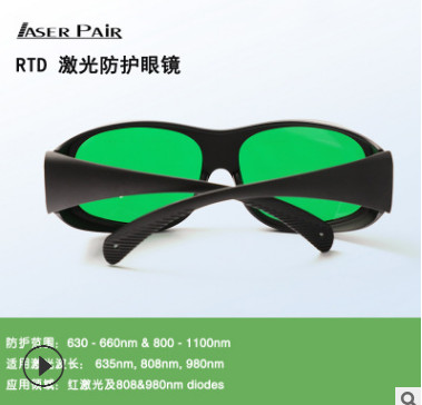 RTD-5 #33激光眼镜 激光美容眼镜 美容激光安全防护 激光护目镜图3