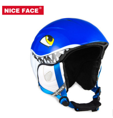NICEFACE滑雪头盔儿童单板双板滑雪头盔护具装备可调节卡通图案图2