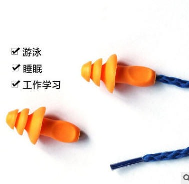 正品3M 1270 耳塞防噪音降噪圣诞树型 游泳 睡眠可清洗耳塞图3