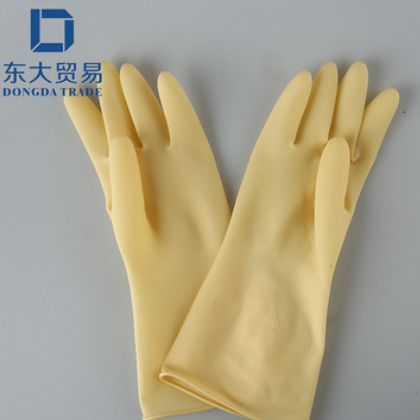 东方红牛筋胶手套加厚胶手套手套广东中山劳保劳保批发工业手套图2