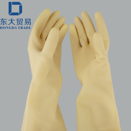 东方红牛筋胶手套加厚胶手套手套广东中山劳保劳保批发工业手套图3