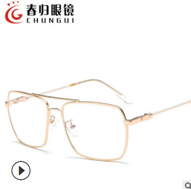 2019新款方框眼镜框防辅射男女士光学镜薛之谦同款复古潮近视眼镜图3