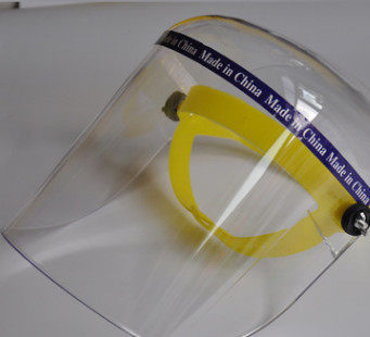 一体头戴式全封闭有机玻璃透明面罩焊接面罩防护面屏防护面罩